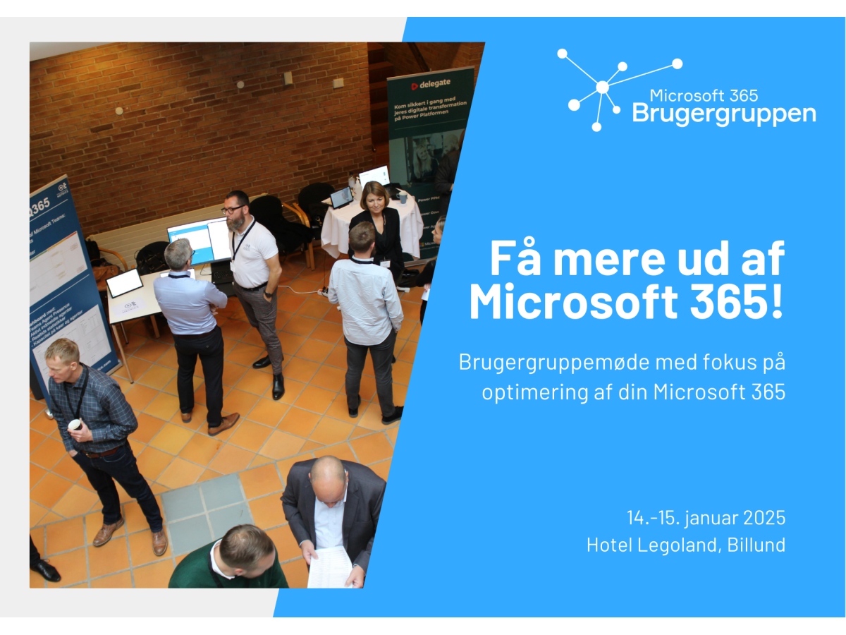 Brugergruppemøde  2 dages event