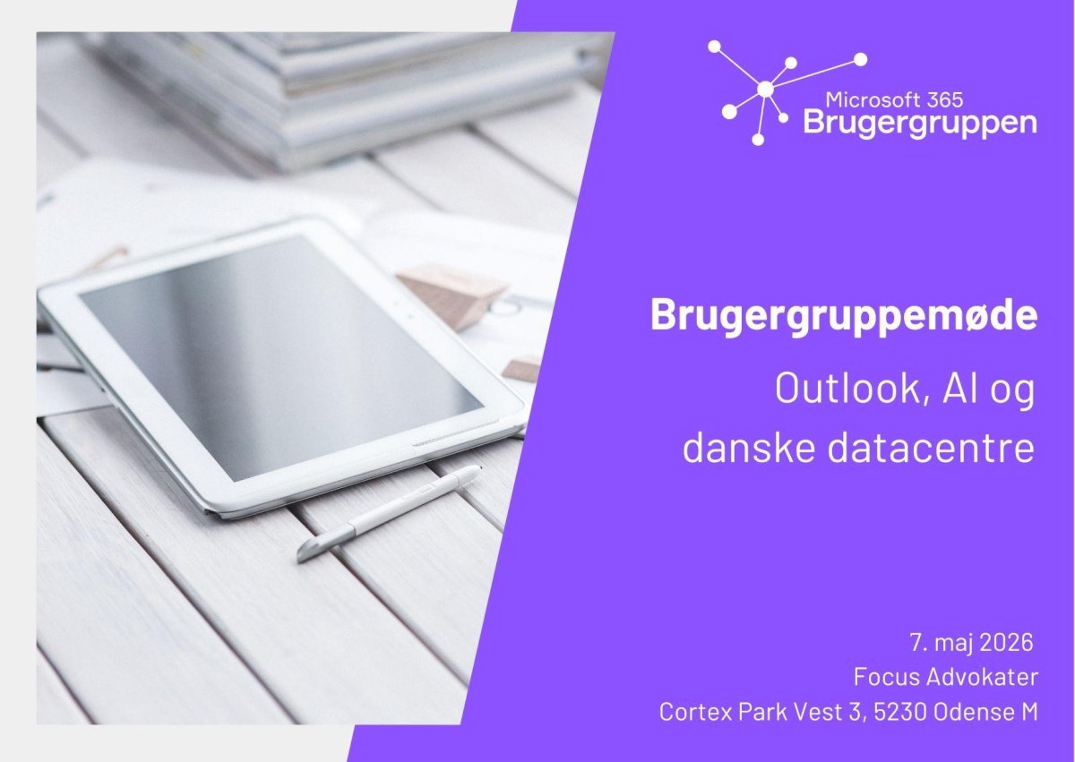 Outlook, AI og danske datacentre