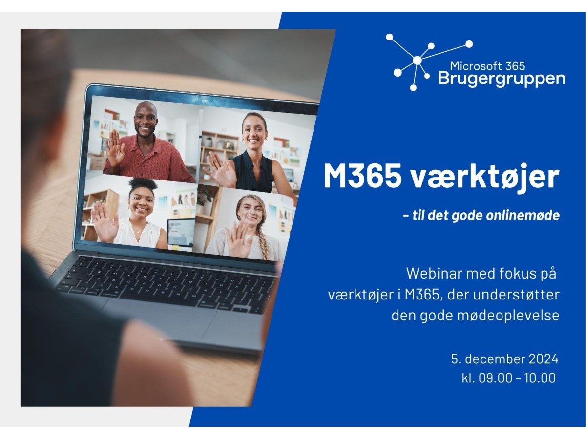 Webinar: M365 værktøjer til det gode møde 