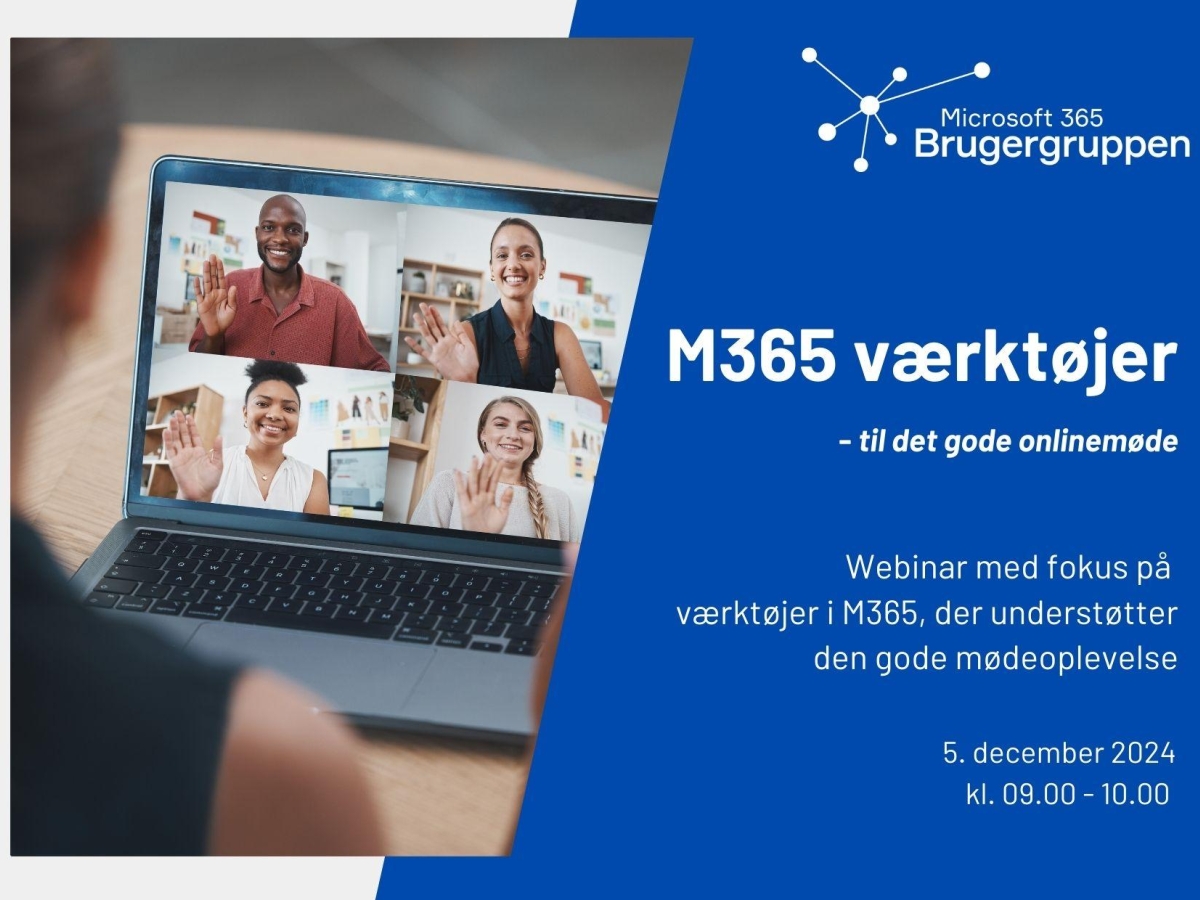 Webinar: M365 værktøjer til det gode møde 